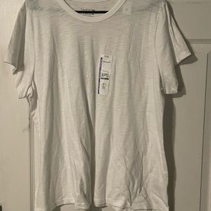 Time & Tru White Tee